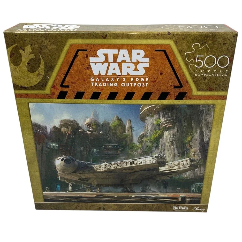 Star Wars Galaxys Edge Trading Outpost 500 Piece Jigsaw Puzzle Disney Buffalo